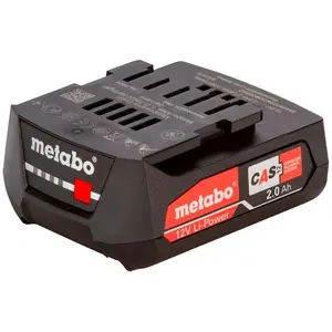Metabo 625406000, Akku, 2 Ah, 12 V, Metabo, Schwarz, Rot