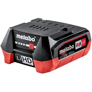 Metabo 625349000, Akku, 4 Ah, 12 V, Metabo, Schwarz, Rot