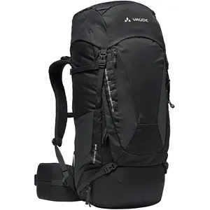 Rucksack aus recyceltem Polyester VAUDE Asymmetric Schwarz 60 L