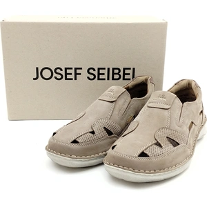 Josef Seibel Herren Slipper durchbrochen sandfarben, extra weit 40 günstig