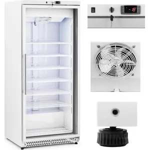 Gefrierschrank mit 7 Fächern, frostfrei verglast, 580 l 492 W - weiß