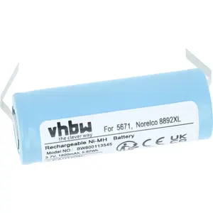 vhbw Akku kompatibel mit Philips Norelco 8260XL, 8260XLCC, 8240XL, 825...