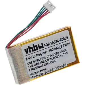 vhbw Akku kompatibel mit HP Sprocket 200 Fotodrucker (500 mAh, 7,4 V, ...