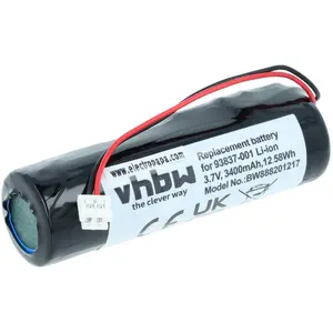 vhbw Akku kompatibel mit Wahl Super Taper Cordless Rasierer (3400 mAh,...