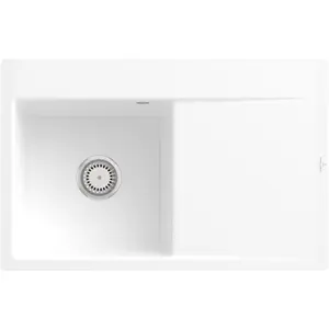 Villeroy & Boch Keramikspüle 33481FR1, Subway Style 45 Flat Einbauspüle - inkl. günstig