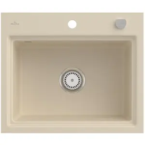 Villeroy & Boch Keramikspüle 33662FFU, Subway Style 60 S Flat Flächenbündige Spüle - inkl. günstig