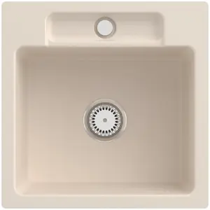 Villeroy & Boch Keramikspüle 33451FFU, Siluet 50 S flat Flächenbündige Spüle - inkl. günstig