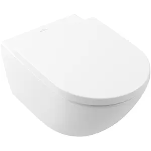 Villeroy & Boch, Toilette + Bidet, & boch Subway 3.0 wandcloset 56cm zonder spoelrand diepspoel ceramic+ stone white günstig