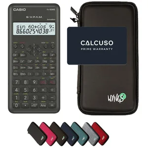 CASIO Taschenrechner fx-82MS 2nd edition inkl. WYNGS Schutztasche Schw...