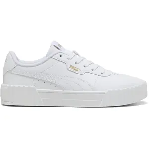 PUMA Carina 3.0, Weiblich Sneaker, PUMA White-PUMA Gold günstig
