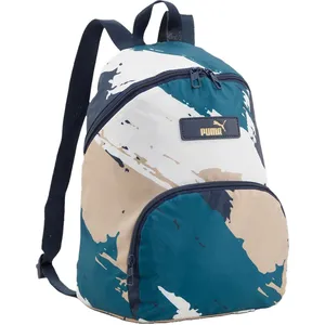 PUMA Rucksack Core Pop Backpack Club Navy-Sand Dune-AOP dunkelblau