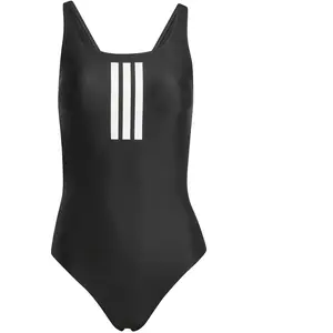 adidas 3-Streifen V-Back Badeanzug Damen JE1921 - black/white 36 günstig