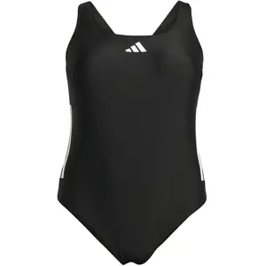 Badeanzug, Damen adidas 3-Stripes Schwarz 1X günstig