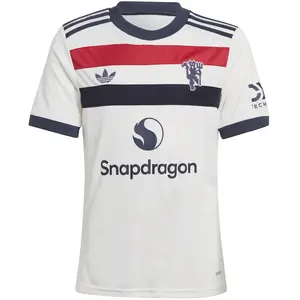 Adidas Ausweichtrikot für Kinder Manchester United 2024/25 Weiß 11/12 Jahre günstig