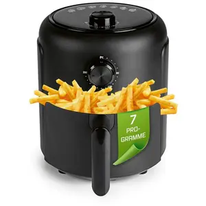 GOURMETmaxx Heißluftfritteuse mit 2,3 l & 1000 Watt - inkl. Timer & 8 ...