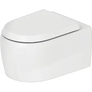 Duravit, Toilette + Bidet, Qatego Wand-WC, Tiefspüler, 385x570x360mm, Abgang waagerecht, rimless günstig