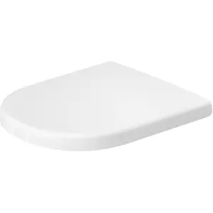 Duravit WC-Sitz D-Code o. Absenkaut., Scharn. Edelstahl, weiß günstig
