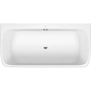 Duravit, Badewanne, Qatego Badewanne, Vorwand, 1800x800x600mm, DuraSolid, 2 Rückenschräge, Weiss Matt (180 cm, 80 cm) günstig