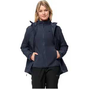 Jack Wolfskin Damen Moonrise 3in1 Jkt W, Night Blue, M EU günstig
