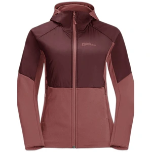 Fleece mit Reißverschluss für Damen Jack Wolfskin Alpgrat Pro Ins Rot M günstig