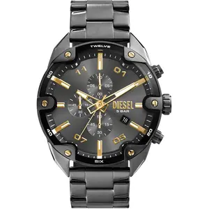 Diesel, Armbanduhr, Chronograph SPIKED, Grau, (Chronograph, 49 mm) günstig