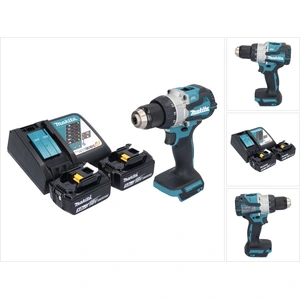 Makita DDF 489 RT Akku Bohrschrauber 18 V 73 Nm Brushless + 2x Akku 5,...