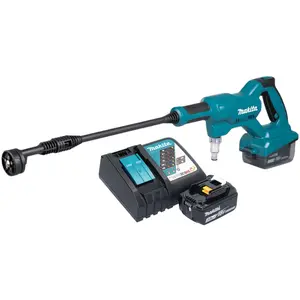 Makita DHW 180 RF1 Akku Druckreiniger 18 V 24 bar + 1x Akku 3,0 Ah + L...