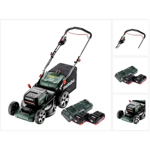 Metabo RM 36-18 LTX BL 46 Akku Rasenmäher 36 V ( 2x 18 V ) 46 cm Brush...