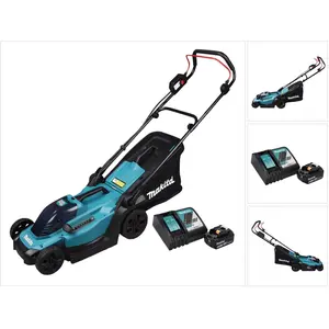 Makita DLM 330 RG Akku Rasenmäher 18 V 33 cm 30 l + 1x Akku 6,0 Ah + L...