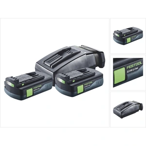 Festool Energie Set 2x BP 18 Li 3,0 C Akku 18 V 3,0 Ah / 3000 mAh Li-I...