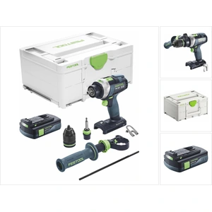 Festool TPC 18/4 I-Basic Akku Schlagbohrschrauber 18 V 75 Nm Brushless...