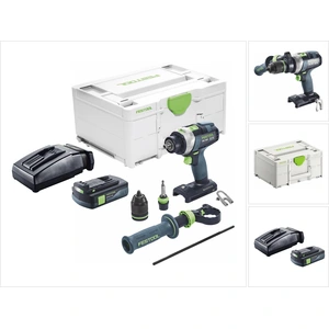 Festool TPC 18/4 I-Basic Akku Schlagbohrschrauber 18 V 75 Nm Brushless + 1x Akku 3,0 Ah + Ladegerät + Systainer