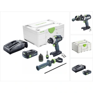 Festool TDC 18/4 I-Basic Akku Bohrschrauber 18 V 75 Nm Brushless + 1x Akku 3,0 Ah + Ladegerät + Systainer