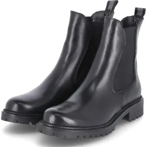 TAMARIS Damen Chelsea Boot schwarz Glattleder - Größe: 40 günstig