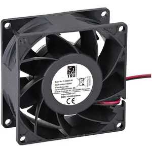 Tru Components TC-DA8038-B1 Axiallüfter 24 V/DC 110 m³/h (L x B x H) 8...