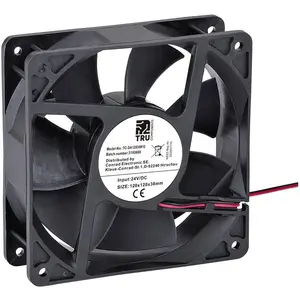 Tru Components TC-DA12038-12 Axiallüfter 24 V/DC 220.8 m³/h (L x B x H...