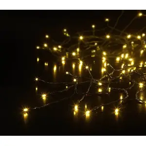 Sygonix LED-Baummantel Innen/Außen 230 V/50 Hz 120 SMD LED Warmweiß Leuchtmodus einstellbar