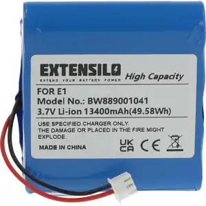 EXTENSILO Akku kompatibel mit Pure Evoke Sensia, VL-60924, Verona, Mio...