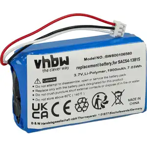 vhbw Akku kompatibel mit SportDog TEK V1L Handheld Transmitter, TEK-H ...