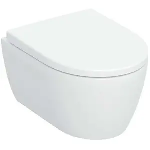 Geberit, Toilette + Bidet, iCon spülrandloser Wand-WC-Sitz mit Wirbelspülung, weiss glänzend günstig