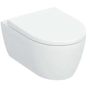 Geberit, Toilette + Bidet, iCon Set WC suspendu rinçage profond, design céramique fermé, TurboFlush, siège de WC inclus günstig