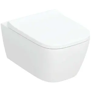 Geberit, Toilette + Bidet, Ensemble iCon WC suspendu chasse d'eau basse profondeur, TurboFlush, siège de WC inclus günstig