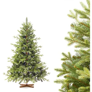 Fairytrees Künstlicher Weihnachtsbaum FT32, Bayerische Tanne Premium, ...