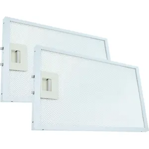 vhbw 2x Filter Metallfettfilter Ersatz für Bauknecht 482000031466, C00...