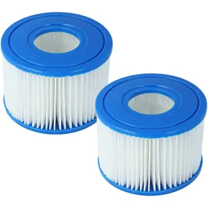 vhbw 2x Filterkartusche Typ S1 kompatibel mit Intex PureSpa 28403E, 28...
