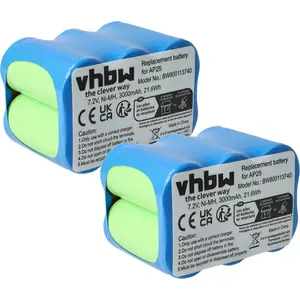 vhbw 2x Akku kompatibel mit Pellenc AP25, P80 Werkzeug (3000 mAh, NiMH...