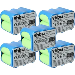 vhbw 5x Akku kompatibel mit Pellenc AP25, P80 Werkzeug (3000 mAh, NiMH...