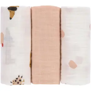 Lässig 3er-Pack Mullwindeln 60x60 cm günstig