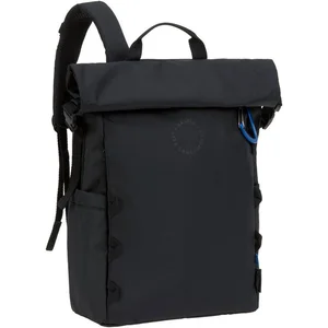 LÄSSIG Wickelrucksack Green Label, Outdoor Rolltop Backpack, black günstig