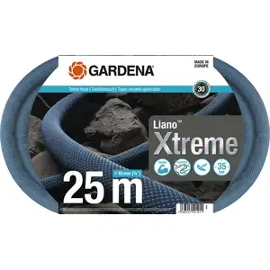 Gardena 18482-20 Liano Xtreme Schlauch, mit Wasserstopp, 25 m günstig